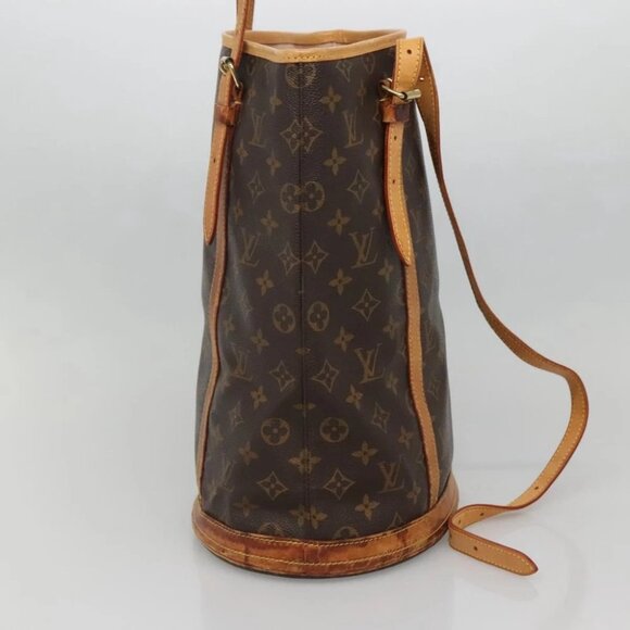 LOUIS VUITTON Monogram Bucket GM Shoulder Bag M42236 LV Auth 71488 - Picture 6 of 14
